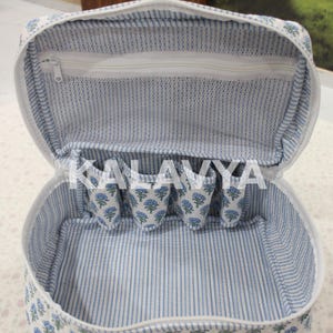 Dyson Airwrap Storage Bag | Floral Hair Tool Case | Luxury Travel Vanity Organizer for Dyson Accessories image 8