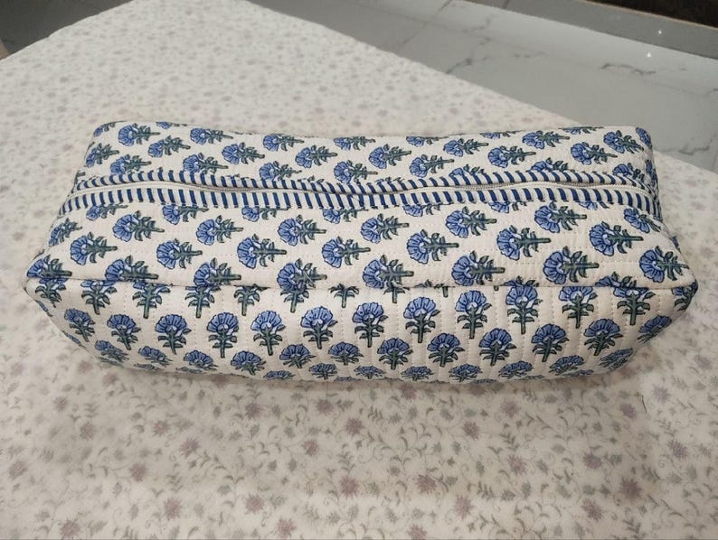 Sac à outils de coiffure matelassé à imprimé bloc, sac Dyson Airwrap/Airstrait, étui de voyage, cadeau pour femme Pouch 2