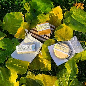 Saponi supergrassi fatti a mano | Patchouli, curcuma e limone, menta e argilla | Idratanti e naturali