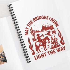 Ranch Life Spiral Notebook - Motivational Cowboy Design, Journal, Western Notebook | Western Lovers, Unique Stationery