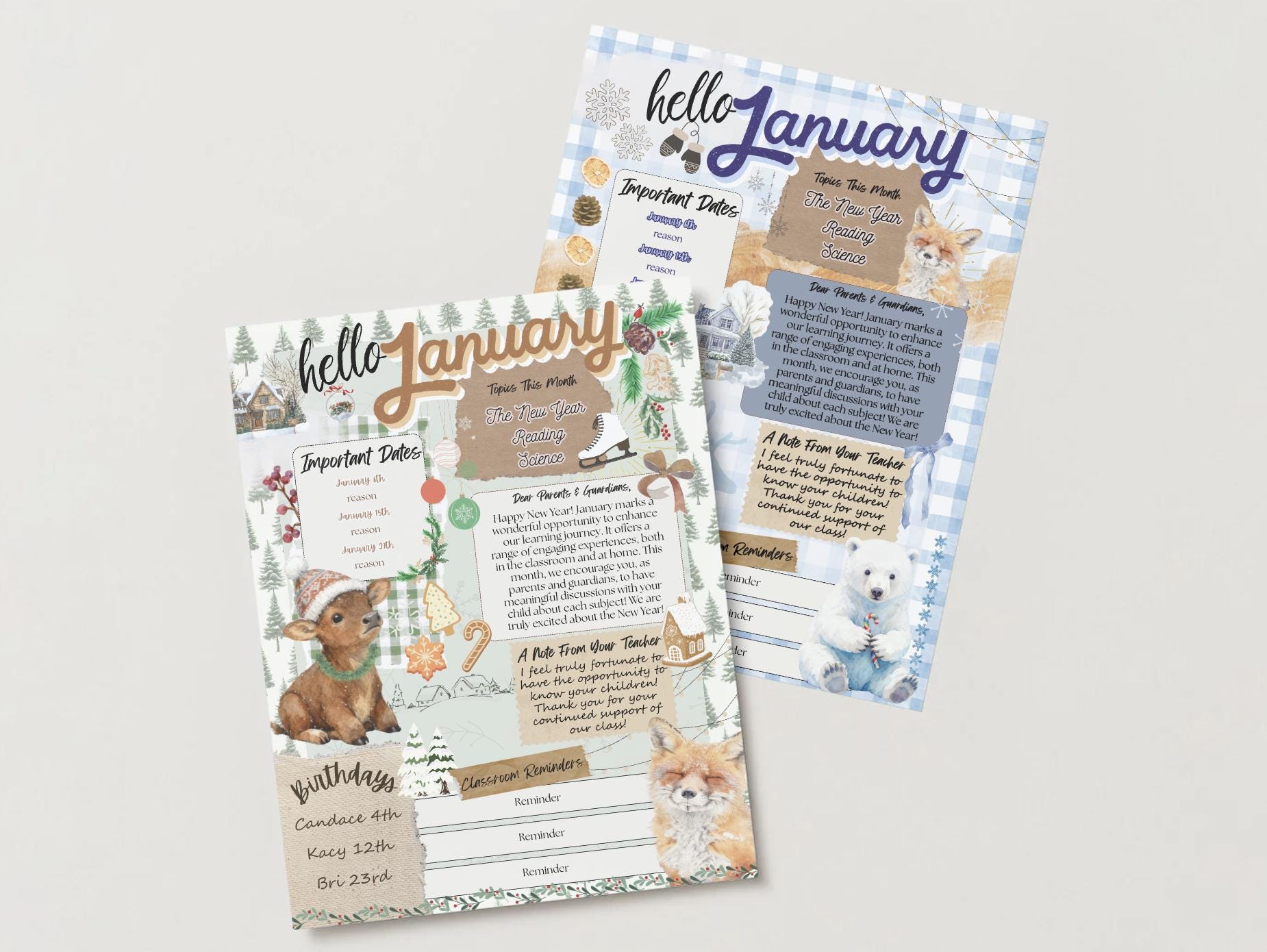 January Newsletter Ideas January Newletter