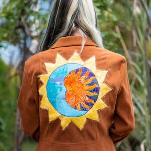 Celestial upcycled jacket