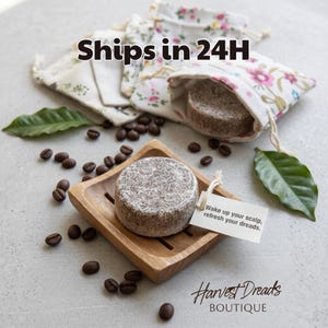 No Residue Coffee Shampoo Bar for Dreads Fast Shipping Caffeine Care