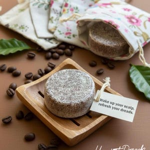 Coffee Shampoo Bar for Dreadlocks: Vegan, Organic, Zero Waste
