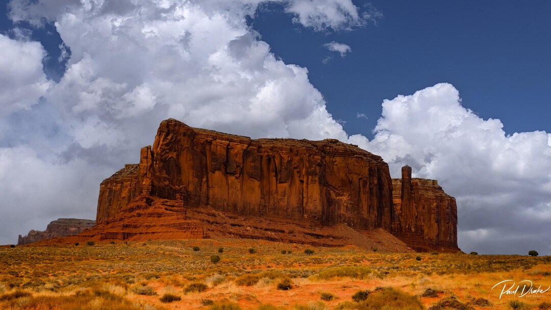Sentinel Butte Monument Valley Print • Signed Southwest Landscape ...