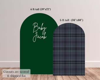 Sfondo ad arco in Coroplast personalizzato / 5 piedi e 6 piedi / Decorazioni per eventi personalizzate / Sfondo per foto di feste, matrimoni, baby shower, compleanni
