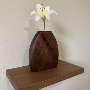 Handcrafted Hardwood Vase