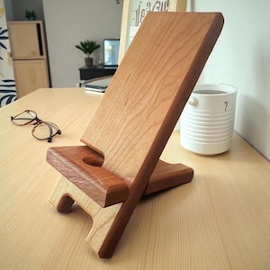 Hardwood Phone Stand