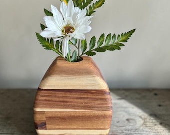 Handcrafted Hardwood Vase