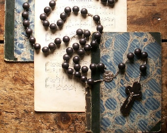 Large Vintage Wall Rosary from Quebec - Sainte Anne de Beaupre - Patron Saint of Sailors