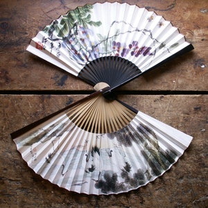 Ventilatori di carta vintage chinese airlines - CAAC AirTravel Souvenirs - Due disponibili