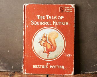 Vintage Double Children's Book - The Tale of Squirrel Nutkin and Babar and Zephir from the Read Me A Story Program