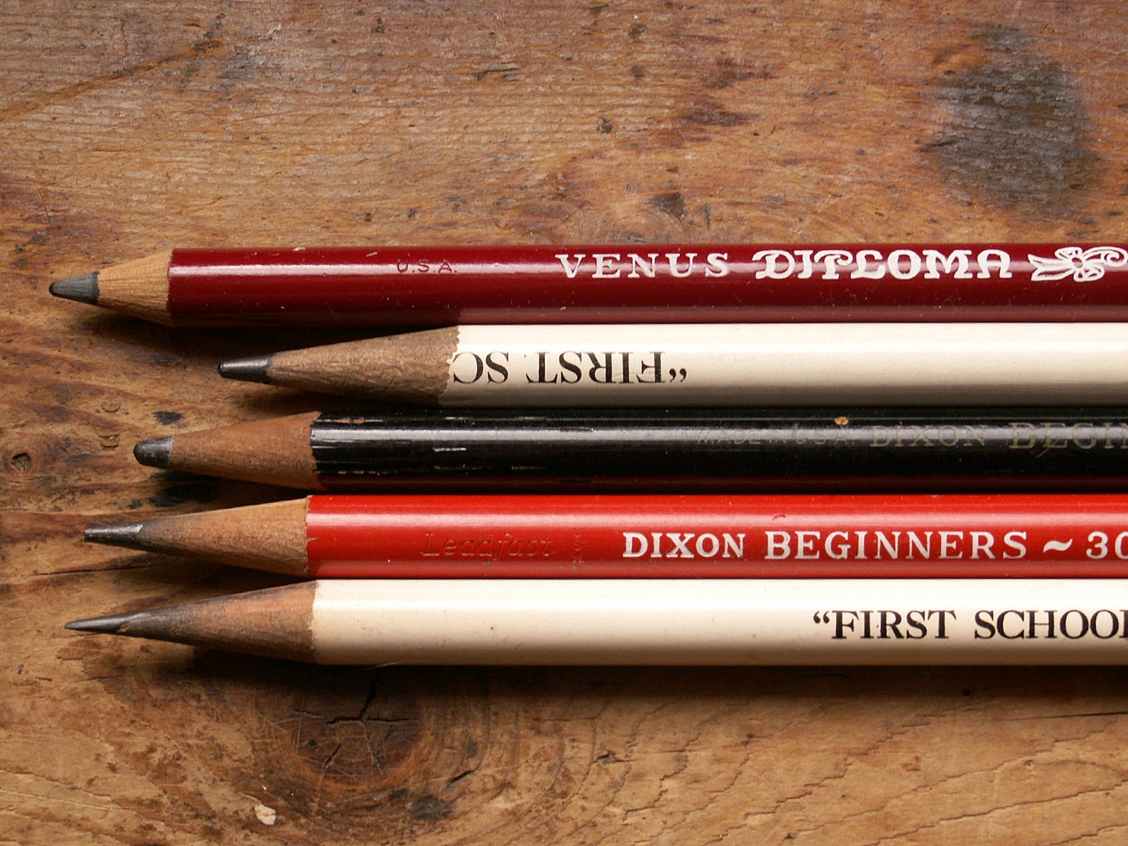 Vintage First School Fat Beginner Pencils Large Learning Etsy