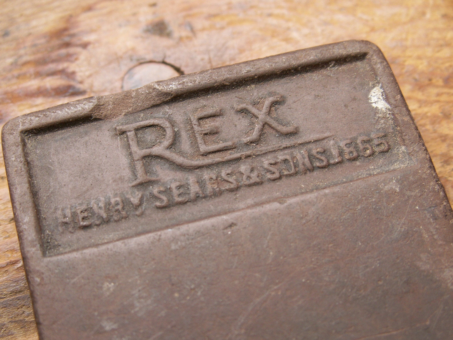 Vintage Rex Sharpening Whetstone Henry Sears & Sons 1865 Etsy