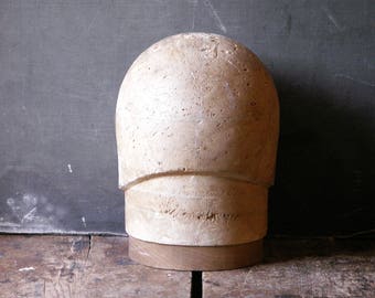 Vintage Cloche Style Hat Block - Millinery Tool
