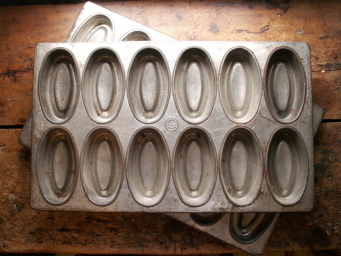 Vintage Ekco Heavy Commercial Baking Pans Retro Kitchen Etsy