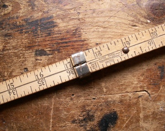 Vintage Advertising Ruler - Bennett's Interiors, Madison Wisconsin - Great Housewarming Gift!