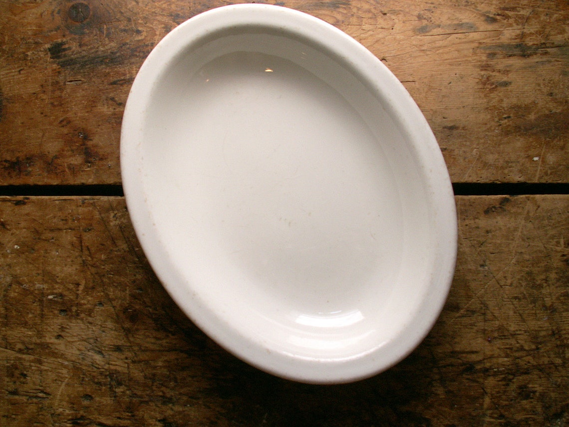 Vintage Oval Ironstone WWII Military U.S.Q.M.C. Plate United Etsy