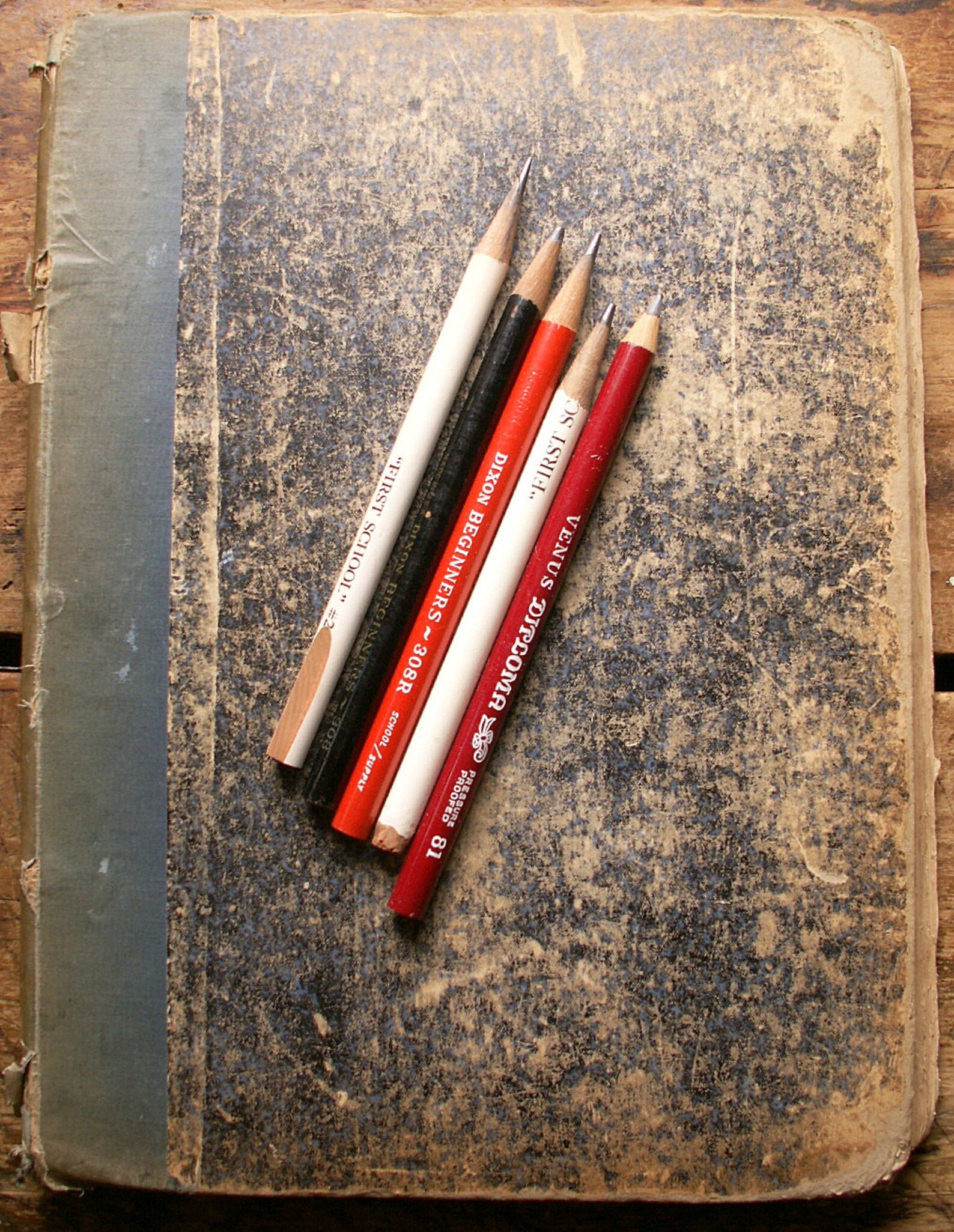 Vintage First School Fat Beginner Pencils Large Learning Etsy