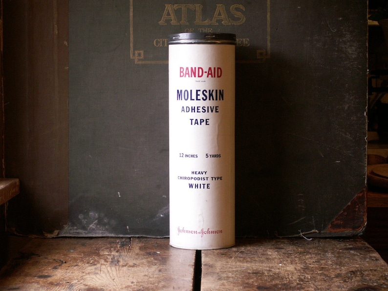 Vintage Large BandAid Brand Moleskin Adhesive Tape Dispensing Etsy