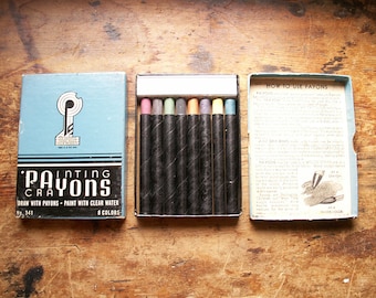 Vintage Payon Painting Crayons from the American Crayon Company - New in Box - Two Boxes Available