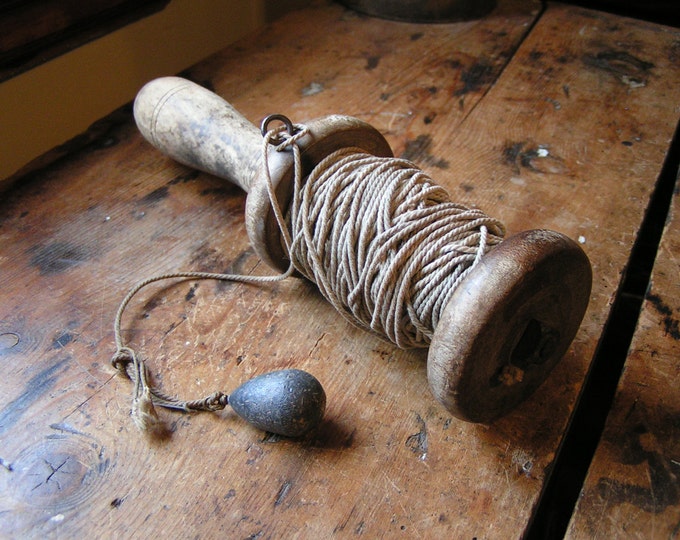 Vintage Plumb Line Handmade Carpenters Tool Etsy