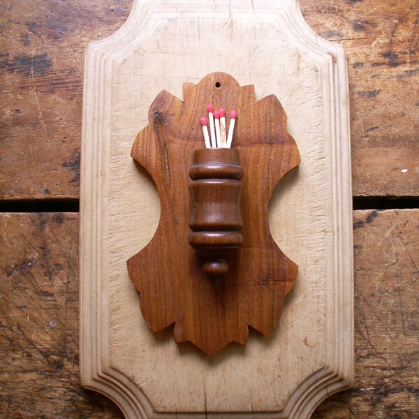 Wall Match Holder Etsy