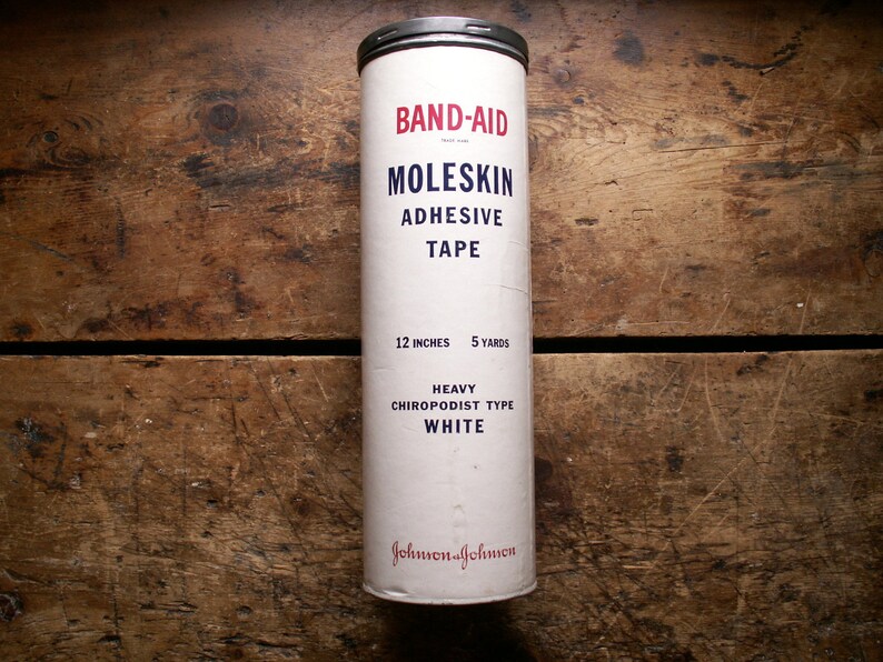 Vintage Large BandAid Brand Moleskin Adhesive Tape Dispensing Etsy