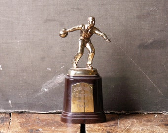 Vintage Men's Bowling Trophy - Great Guy Gift