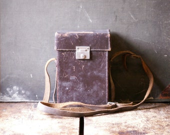Vintage Brown Leather Camera Bag - Great Gift for Photographer