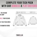 Editable Fashion Tech Pack Template AI - Instant Download - Etsy