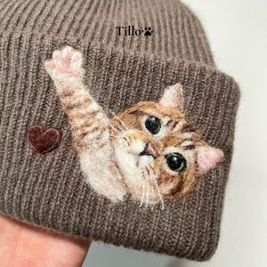Silk Cat Beanie - Etsy display picture 2