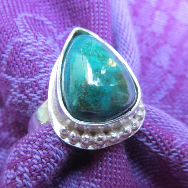 Sonora Chrysocolla Adjustable Ring main image 1