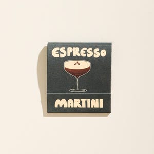 Espresso Martini Printed 10 Stem Matchbook