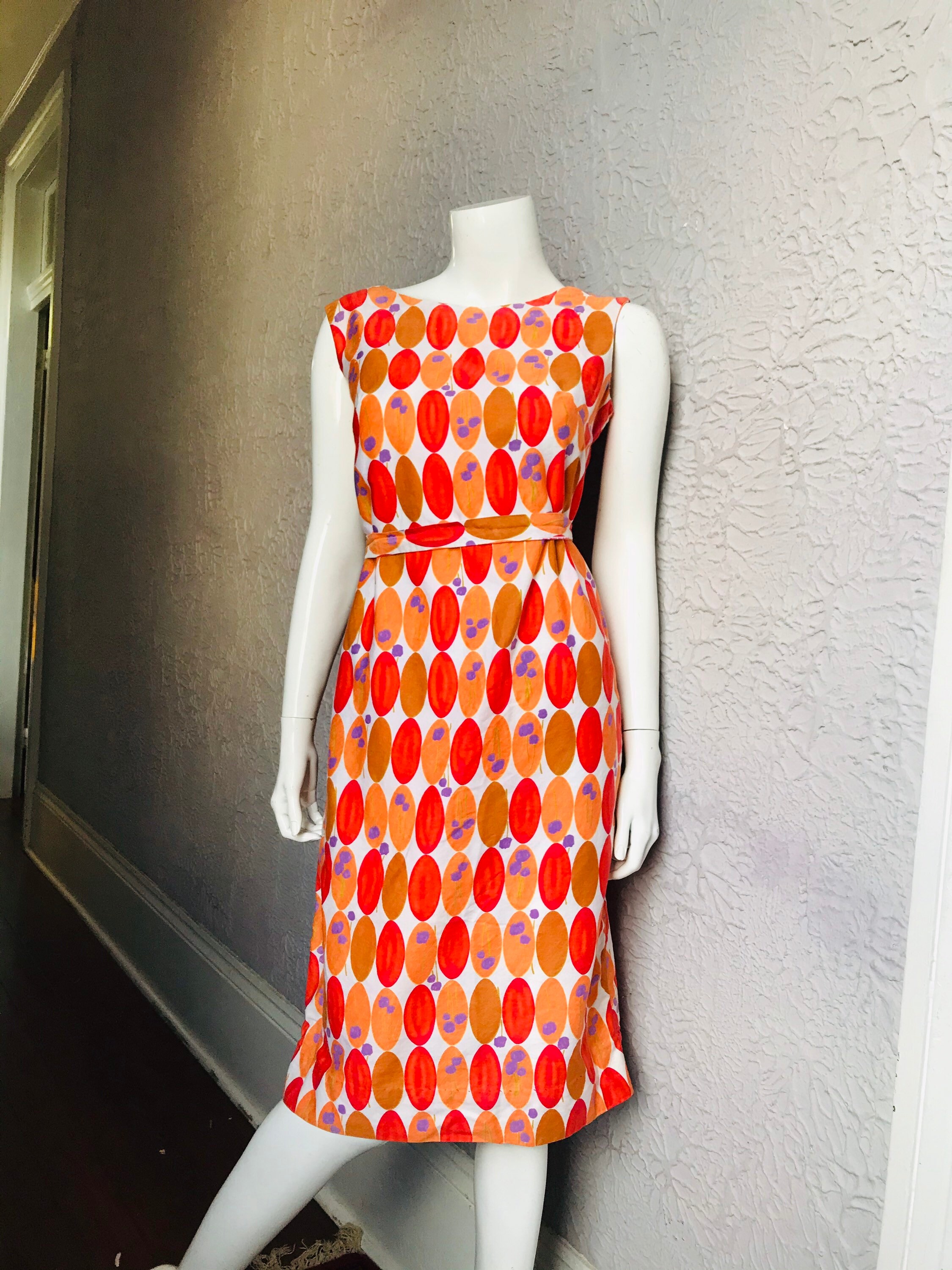 60's Vintage Fruit of the Loom Midcentury Modern Print Etsy