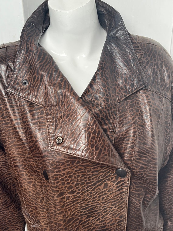 80's Vintage North Beach Leather Super soft leath… - image 10