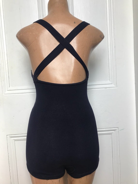 20's/30's Vintage Swimsuit Cotton Knit Original A