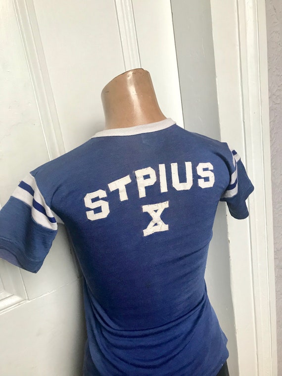 50's Vintage Rayon Knit Sport Jersey Shirt small