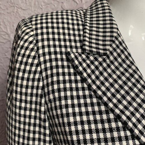 80's Vintage Lanvin Houndstooth Check Skirt Suit shops Sm/Med.