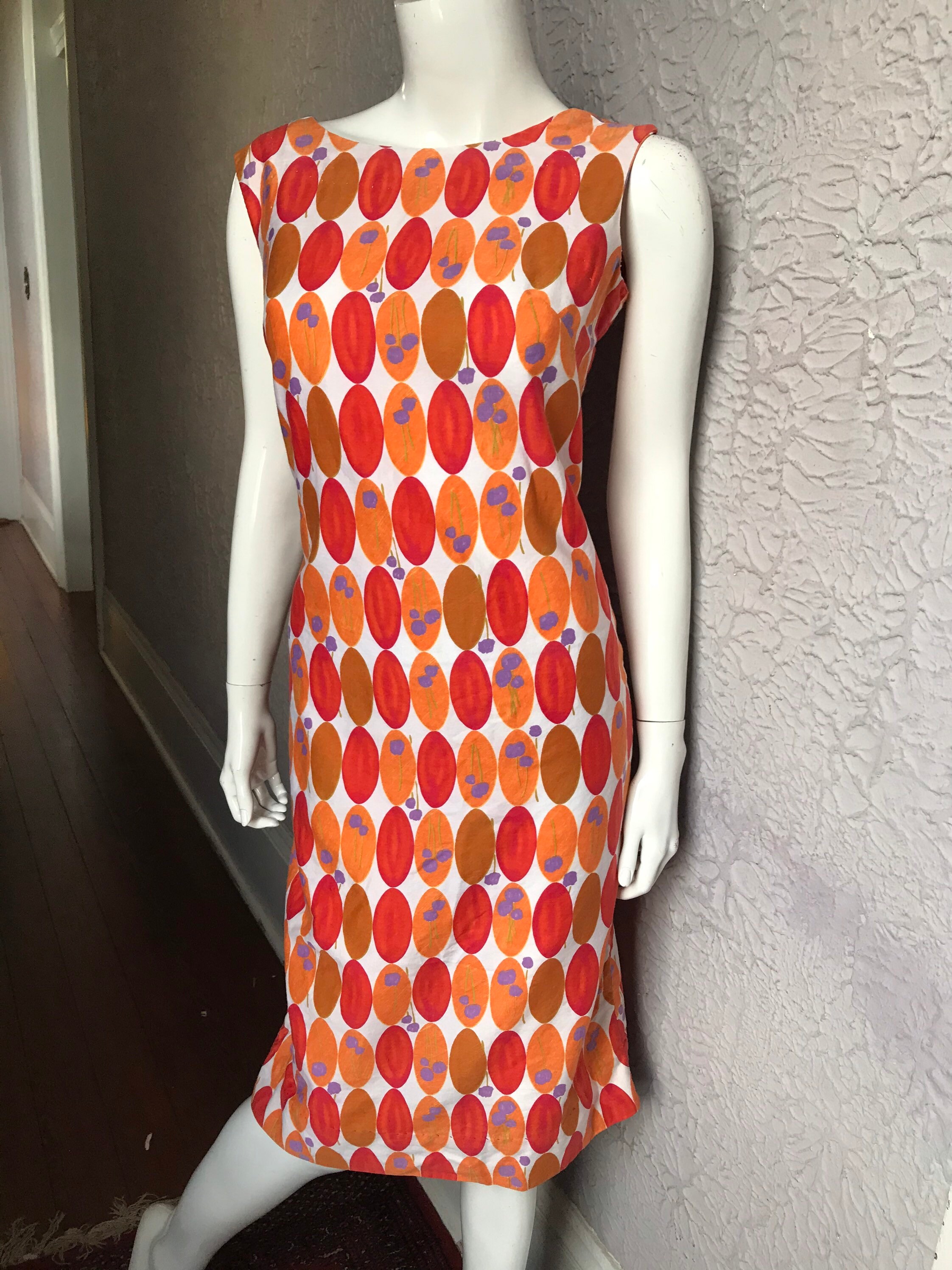 60's Vintage Fruit of the Loom Midcentury Modern Print Etsy