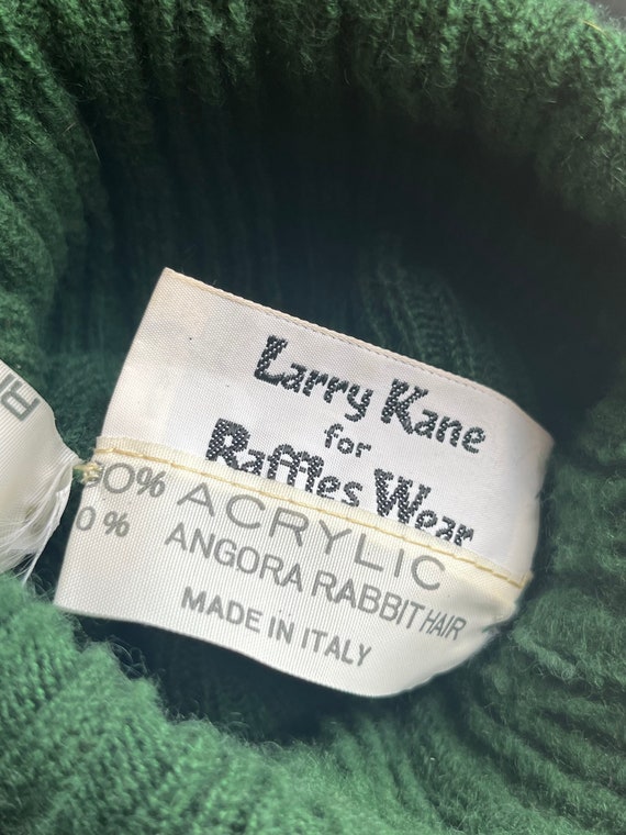 60's/70's Vintage Men's Italian Rib-Knit Turtlene… - image 5