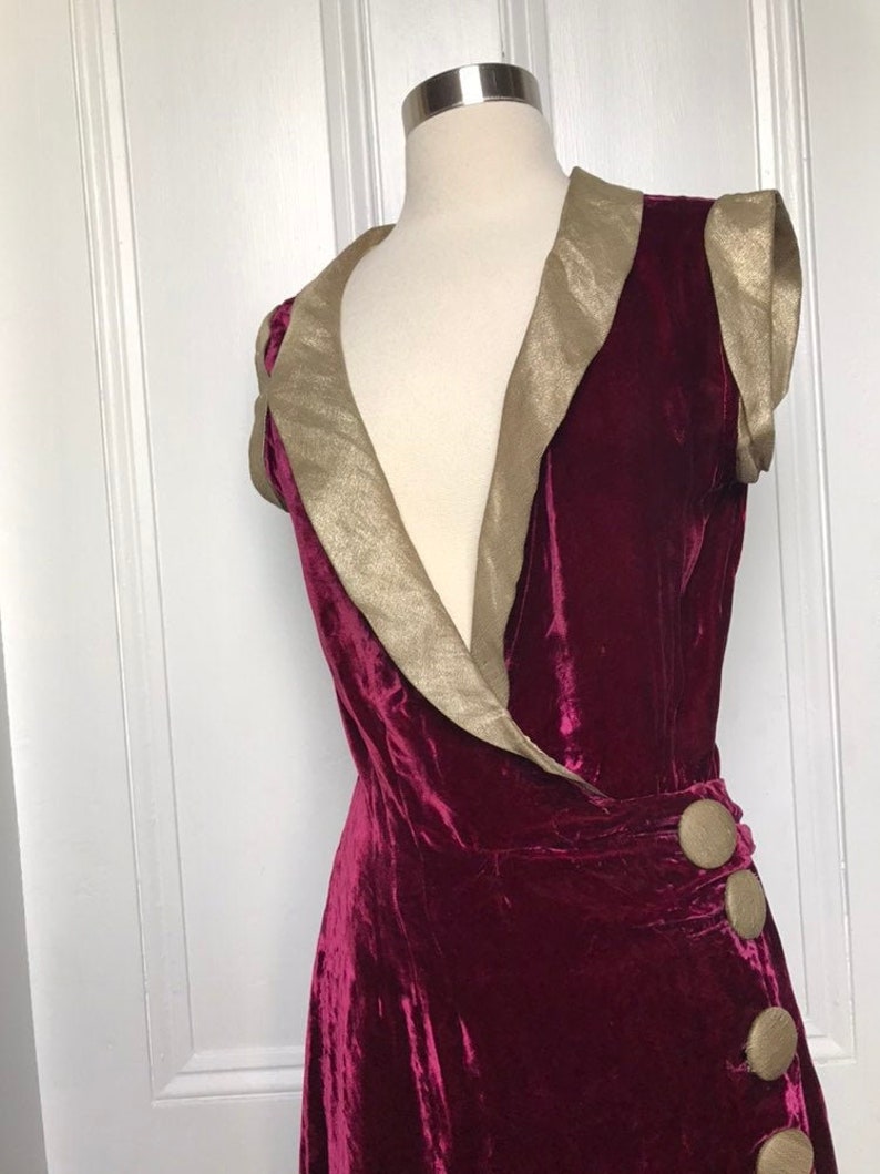 magenta evening gown
