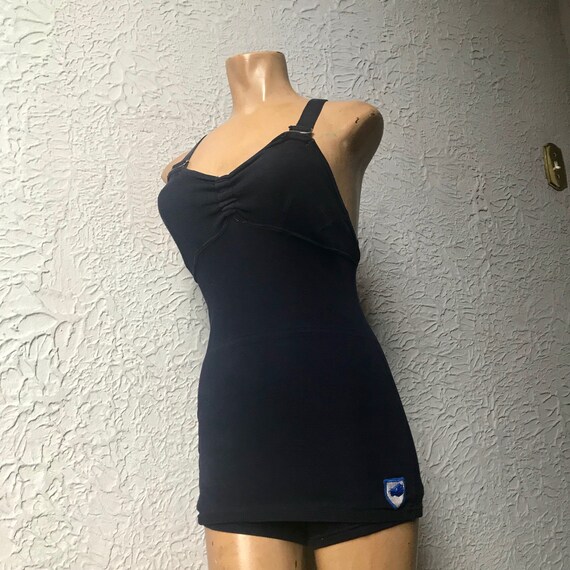 20's/30's Vintage Swimsuit Cotton Knit Original A