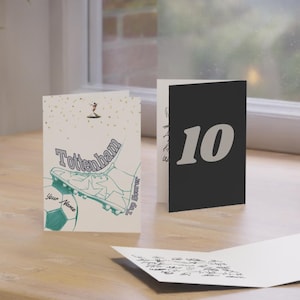 Tottenham Birthday Card SIGNED by Team – Player Autographs – Personalised Football Fan Gift – Memorabilia - Collectible - ‘Club Captain!’