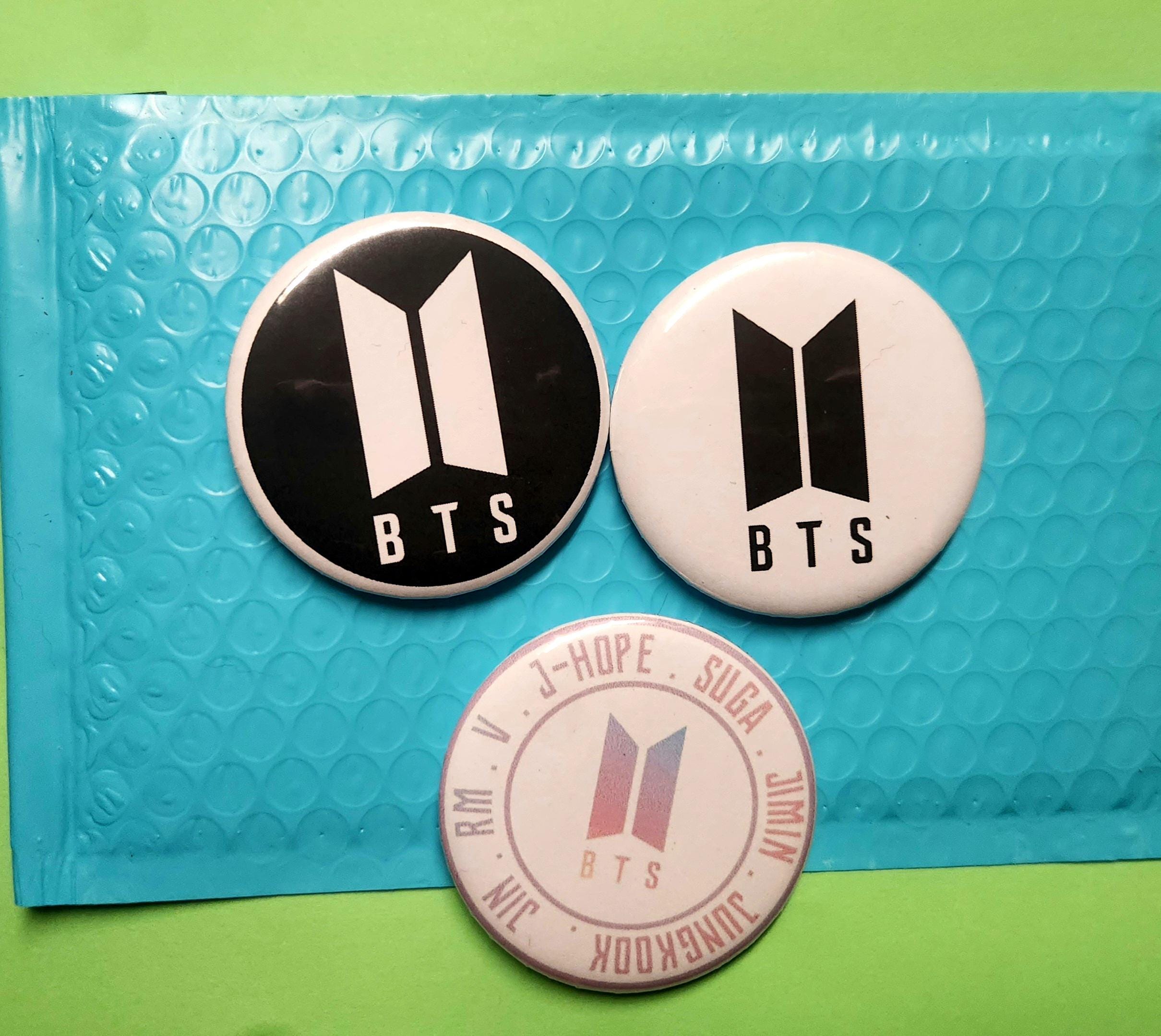 BTS Logo Pin Set (3 Pins) - Etsy