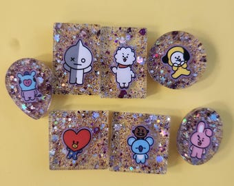 Resin BT21 Charms (7)