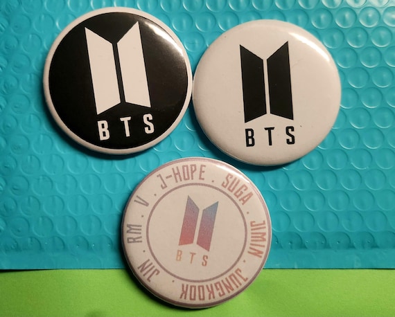 BTS Logo Pin Set Bulk - Etsy