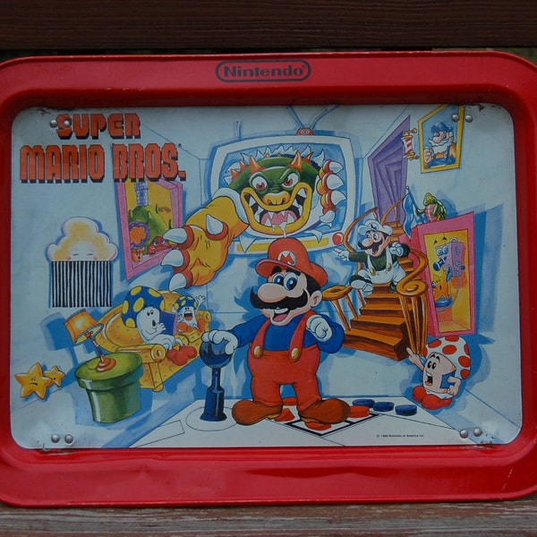 Vintage Super Mario Bros. TV Lap Tray