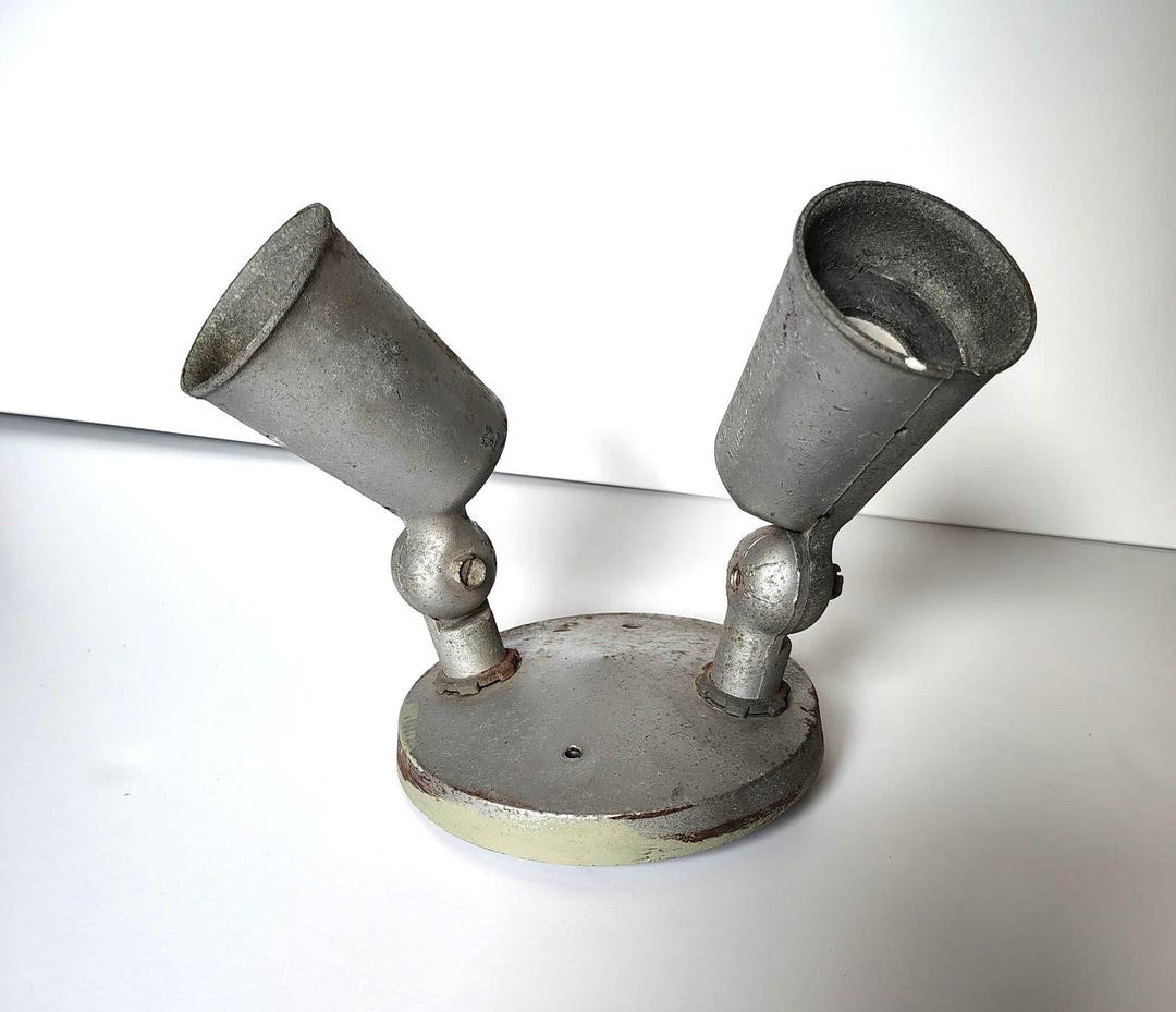 Mold Ast Vintage Moldcast Industrial Exterior Dual Flood Light #1137 - Etsy