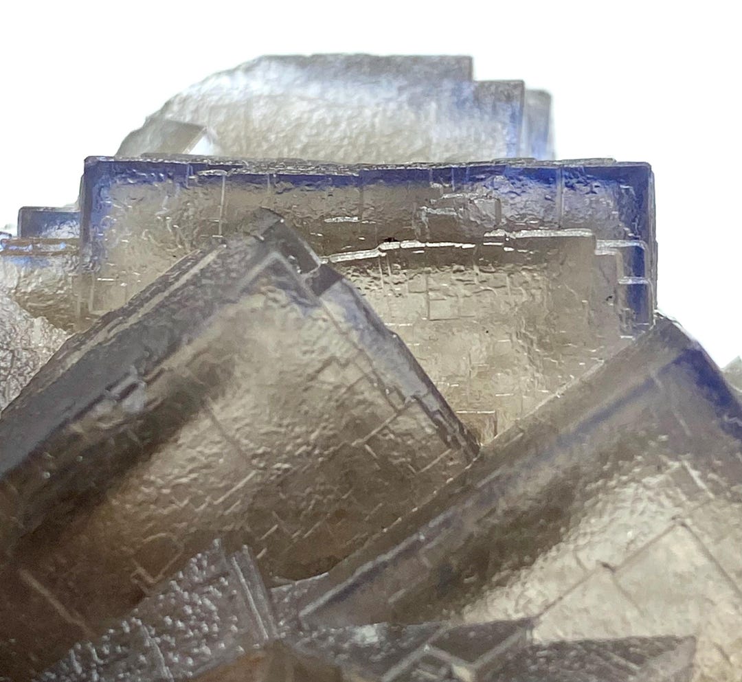 86 Gram Unique Natural Phantom Cubic FLUORITE Specimen From PAKISTAN ...
